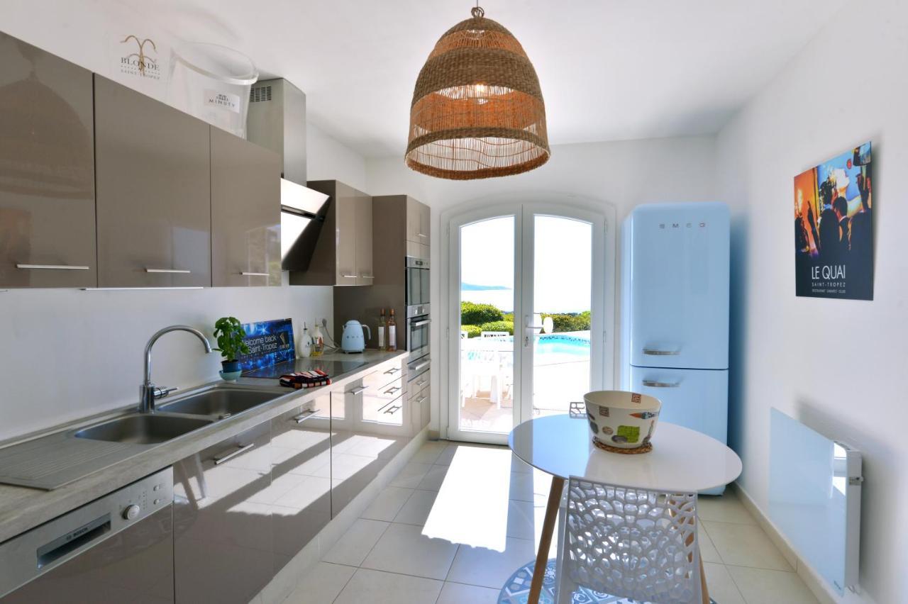 Villa Jucanos - Vue Mer Panoramique Golfe De St-Tropez Кавалере-сюр-Мер Екстериор снимка