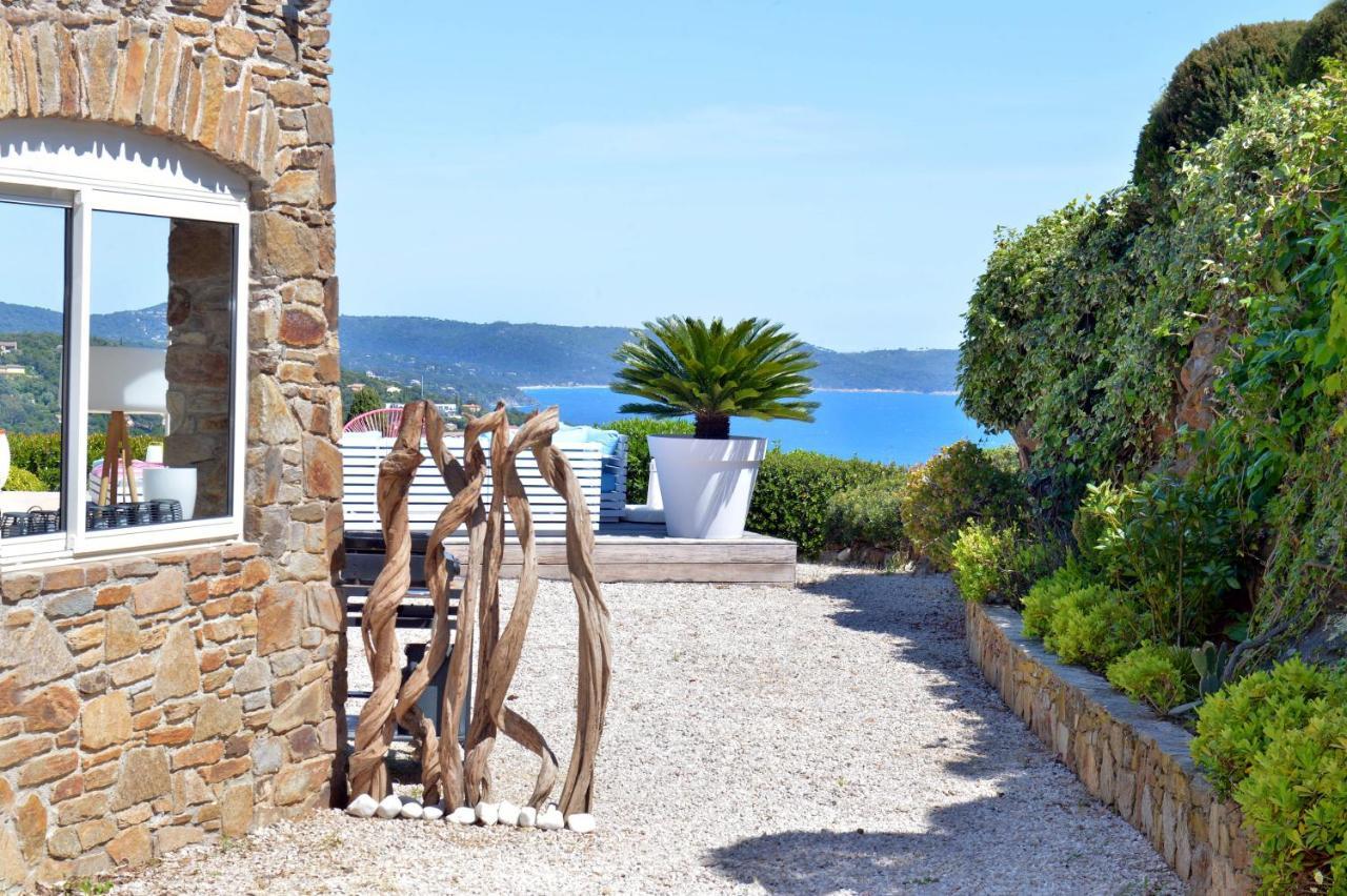 Villa Jucanos - Vue Mer Panoramique Golfe De St-Tropez Кавалере-сюр-Мер Екстериор снимка