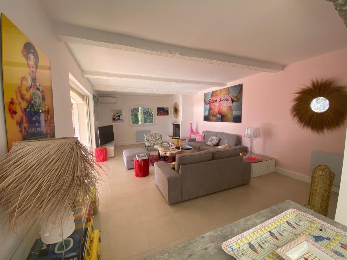 Villa Jucanos - Vue Mer Panoramique Golfe De St-Tropez Кавалере-сюр-Мер Екстериор снимка
